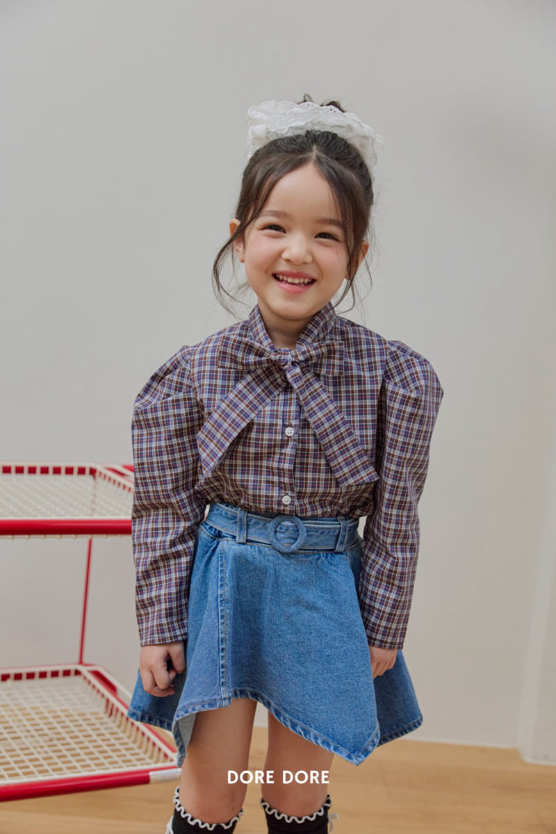 Dore Dore - Korean Children Fashion - #magicofchildhood - Ribbon Puff Blouse - 7