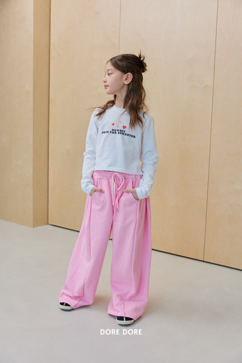 Dore Dore - Korean Children Fashion - #minifashionista - Heart Star Crop Tee - 8