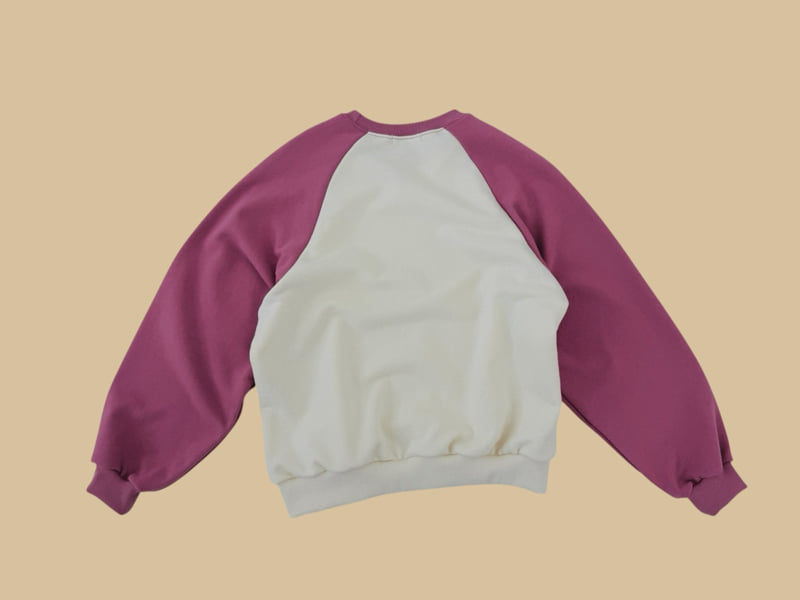 Dore Dore - Korean Children Fashion - #minifashionista - Color Raglan Sweatshirt - 2