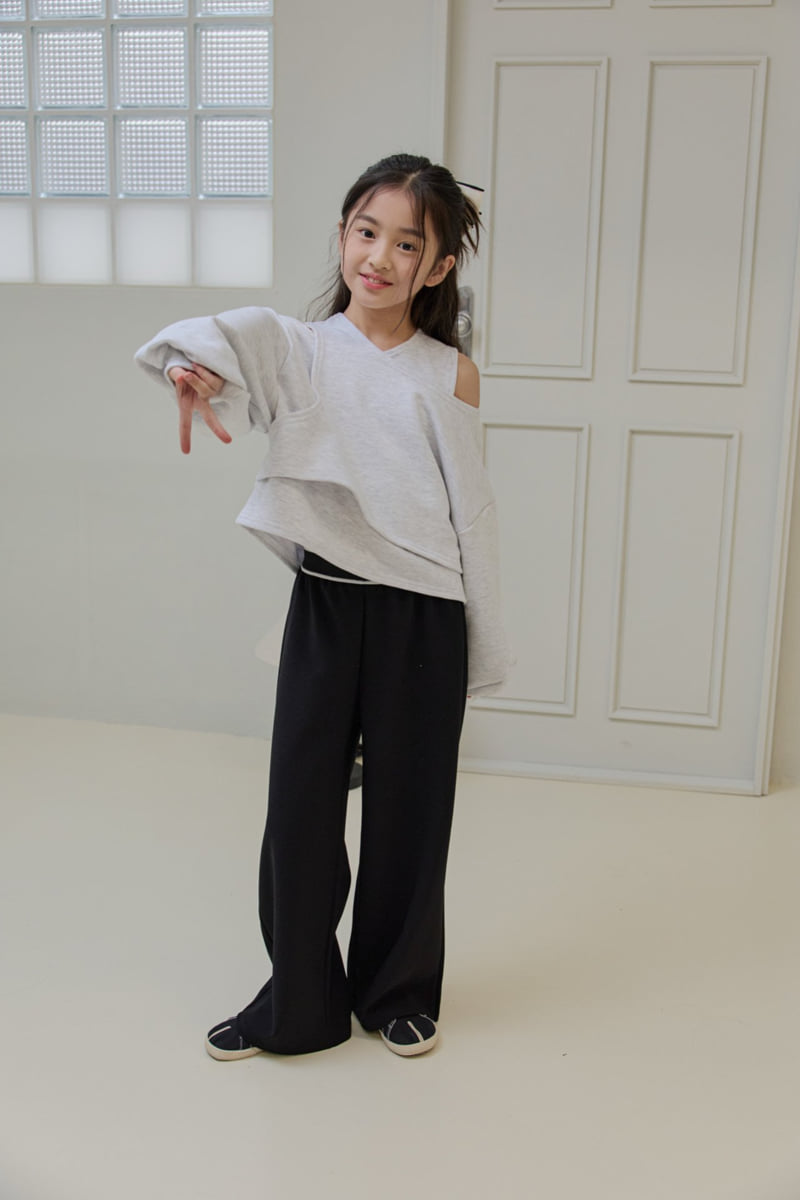Dore Dore - Korean Children Fashion - #minifashionista - Embroidered Slacks - 8