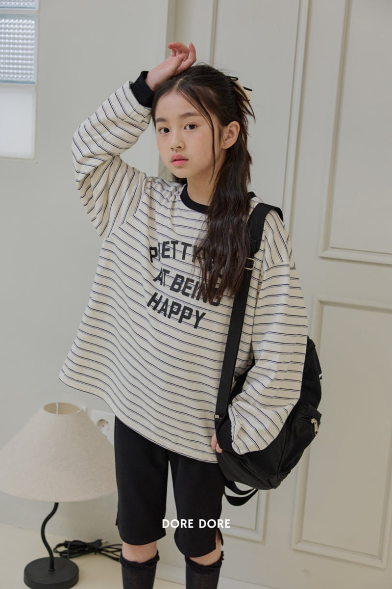 Dore Dore - Korean Children Fashion - #prettylittlegirls - Pretty Stripe Tee - 11