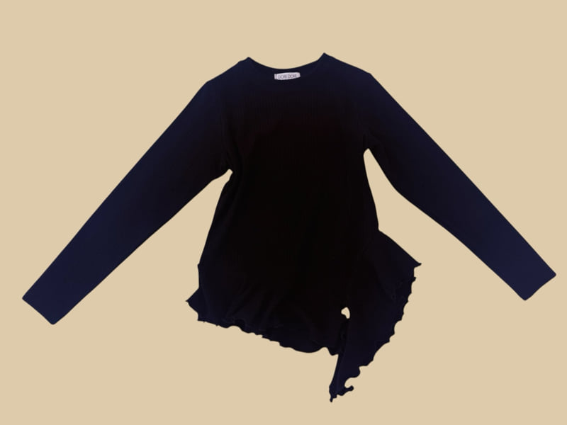 Dore Dore - Korean Children Fashion - #prettylittlegirls - Flared Ribbed Long Tee - 5