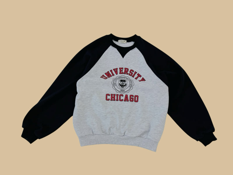 Dore Dore - Korean Children Fashion - #prettylittlegirls - Color Raglan Sweatshirt - 3