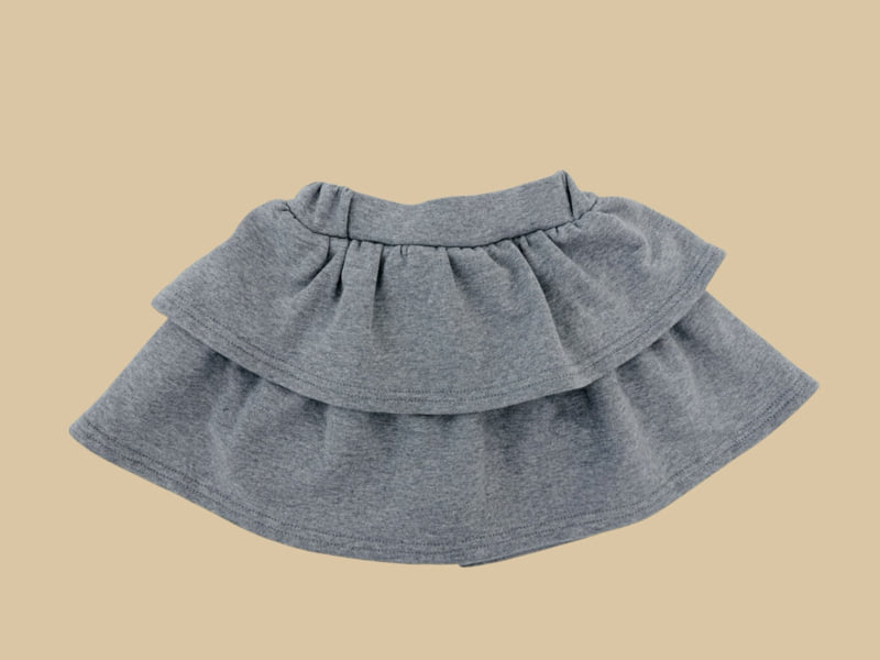 Dore Dore - Korean Children Fashion - #prettylittlegirls - Terry Tiered Skirt Pants - 5