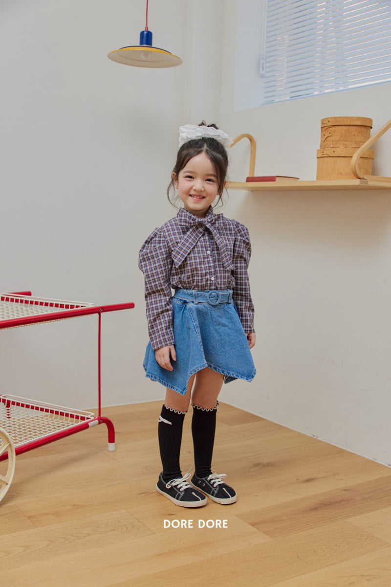 Dore Dore - Korean Children Fashion - #prettylittlegirls - Ribbon Puff Blouse - 9