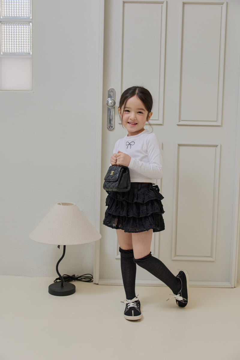 Dore Dore - Korean Children Fashion - #prettylittlegirls - Chiffon Tiered Skirt Pants