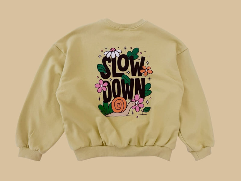 Dore Dore - Korean Children Fashion - #toddlerclothing - Slow Down Sweatshirt - 4