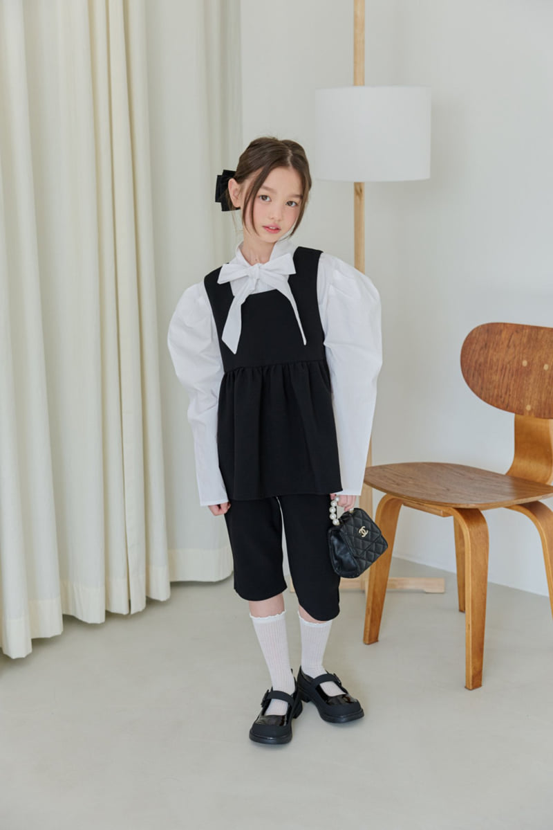 Dore Dore - Korean Children Fashion - #todddlerfashion - Side Ribbon Vest - 8