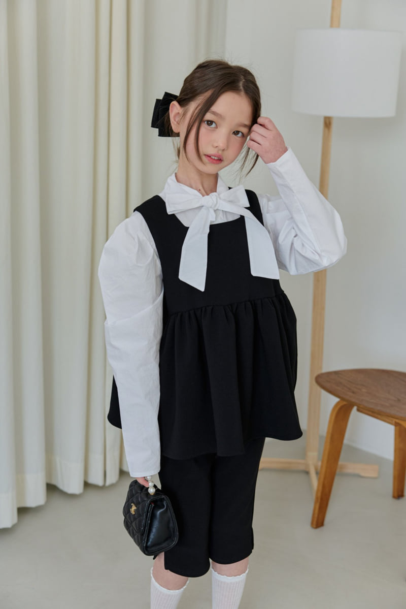 Dore Dore - Korean Children Fashion - #toddlerclothing - Side Ribbon Vest - 10