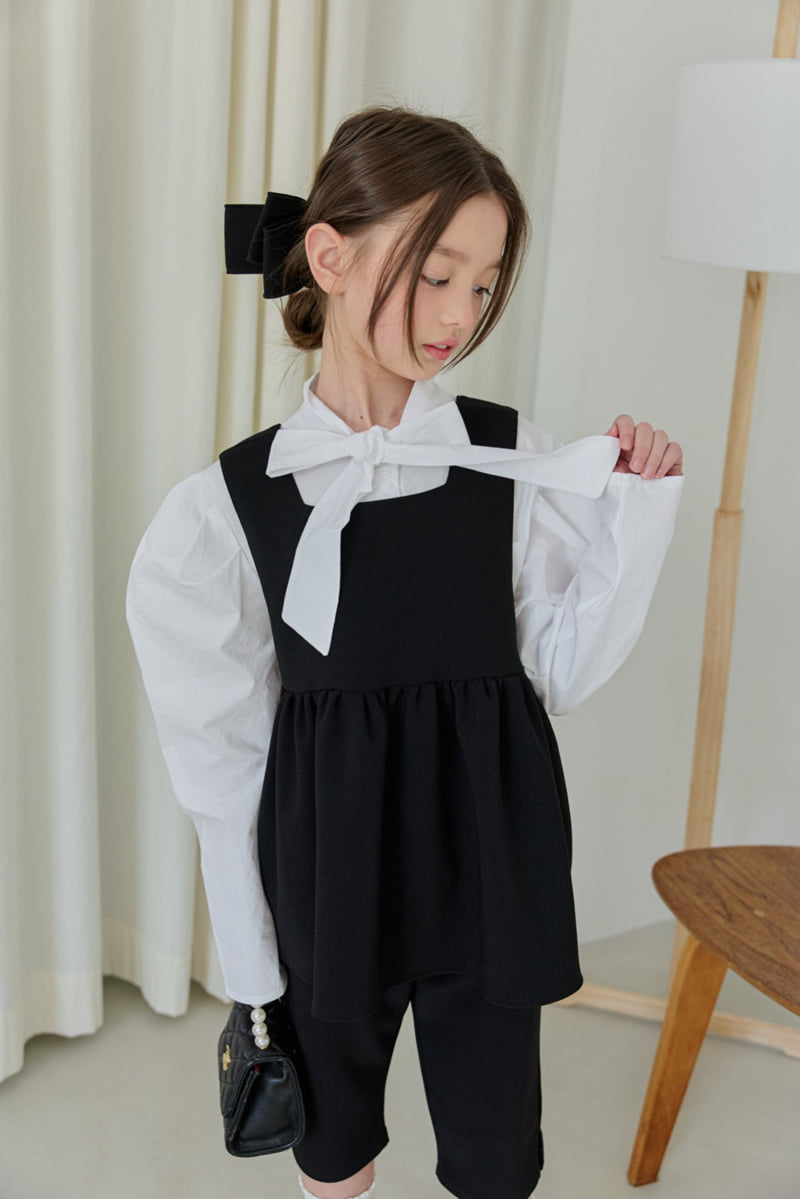 Dore Dore - Korean Children Fashion - #toddlerclothing - Side Ribbon Vest - 9