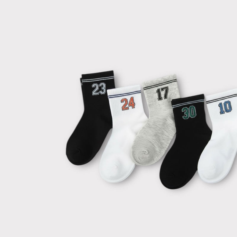 Dudie - Korean Children Fashion - #littlefashionista - Tin Two Set (set of 5) - 6