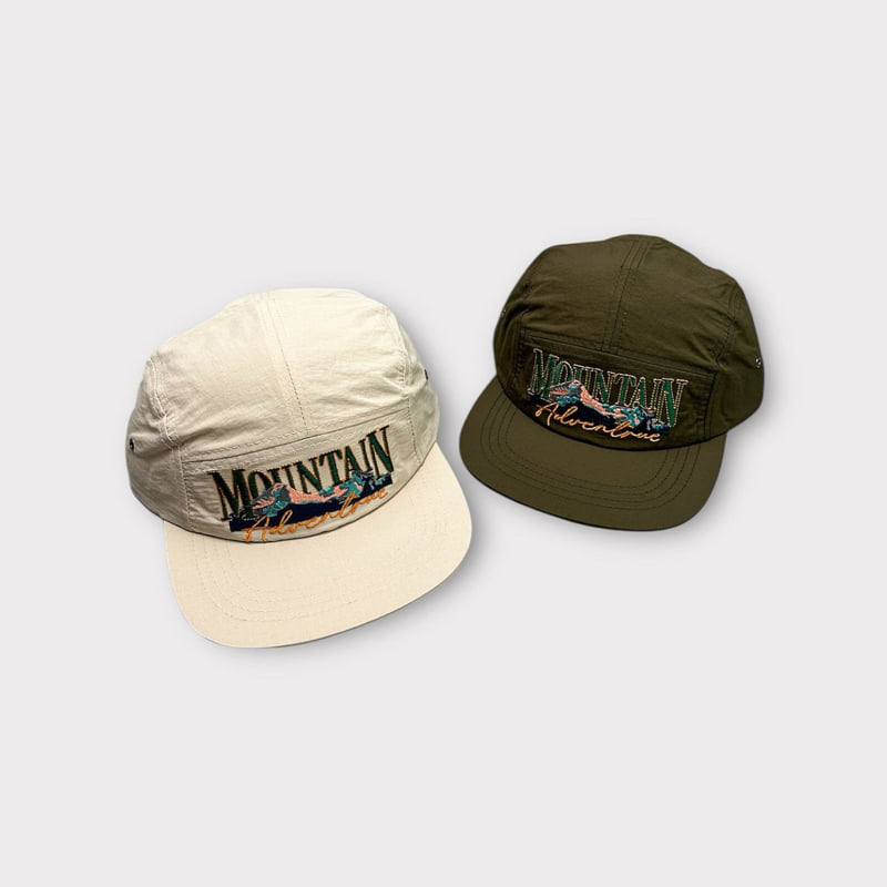 Dudie - Korean Children Fashion - #littlefashionista - Embroidered Mountain Cap - 5