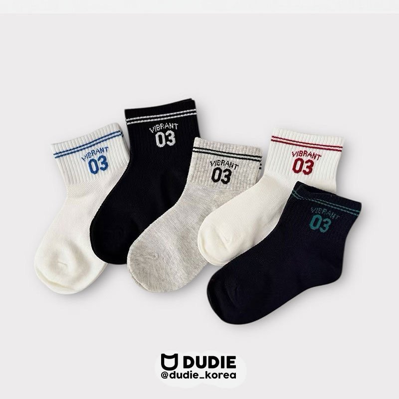 Dudie - Korean Children Fashion - #prettylittlegirls - 03 Sports Set (set of 5)