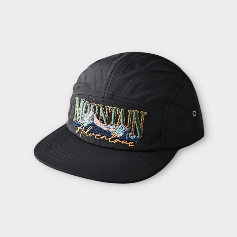 Dudie - Korean Children Fashion - #stylishchildhood - Embroidered Mountain Cap - 11