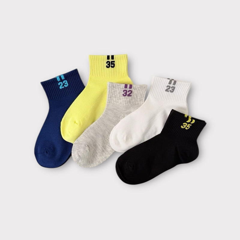 Dudie - Korean Children Fashion - #todddlerfashion - Color Number Set (set of 5) - 11