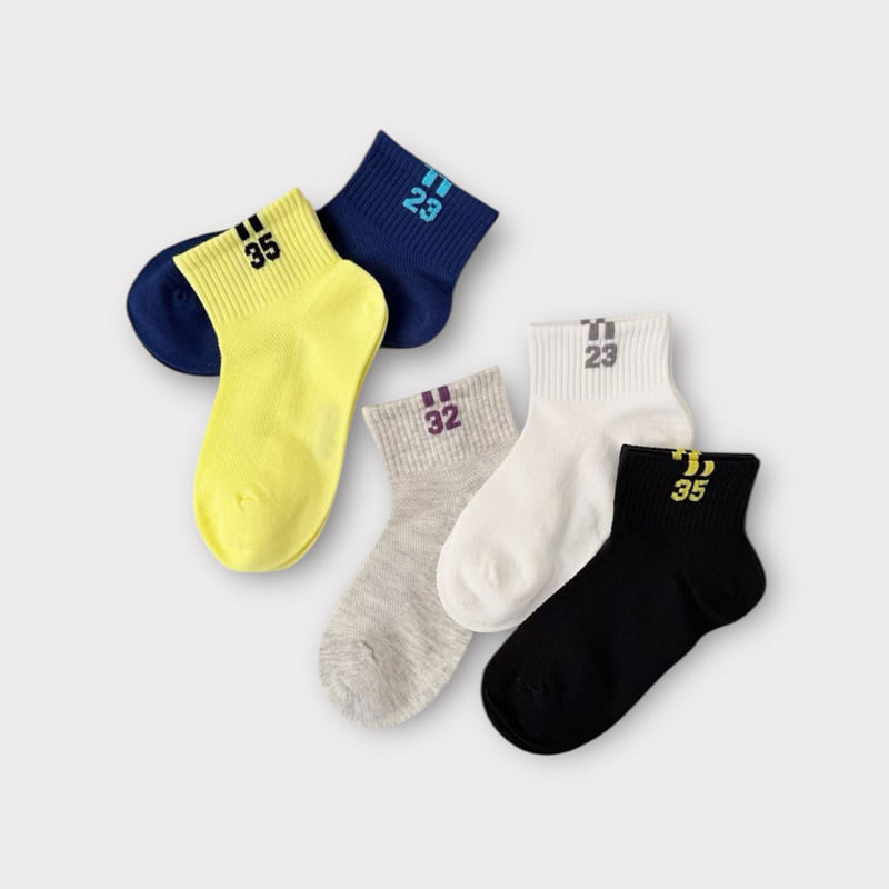 Dudie - Korean Children Fashion - #toddlerclothing - Color Number Set (set of 5) - 12