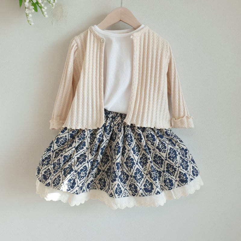 Eclair - Korean Children Fashion - #designkidswear - Monet Skirt - 2