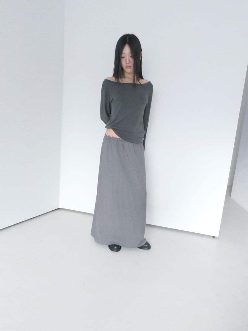 Enten - Korean Women Fashion - #momslook - Renew Asymmetrical Tee - 5