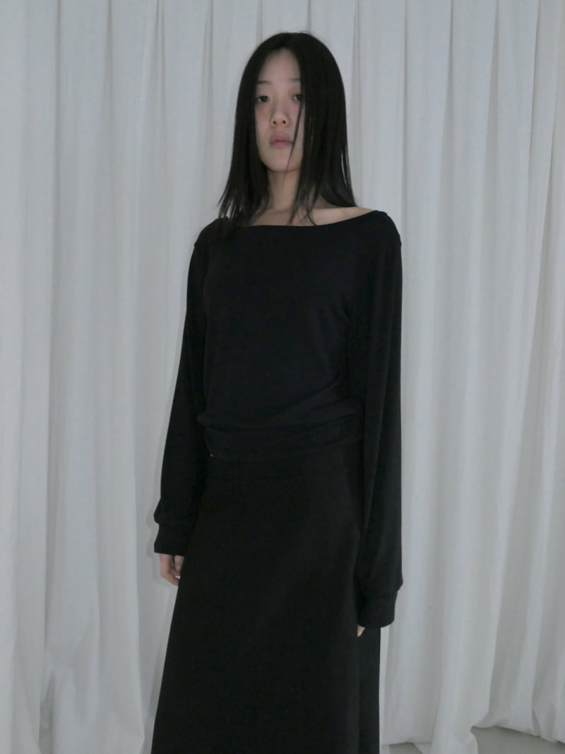 Enten - Korean Women Fashion - #momslook - Renew Asymmetrical Tee - 7