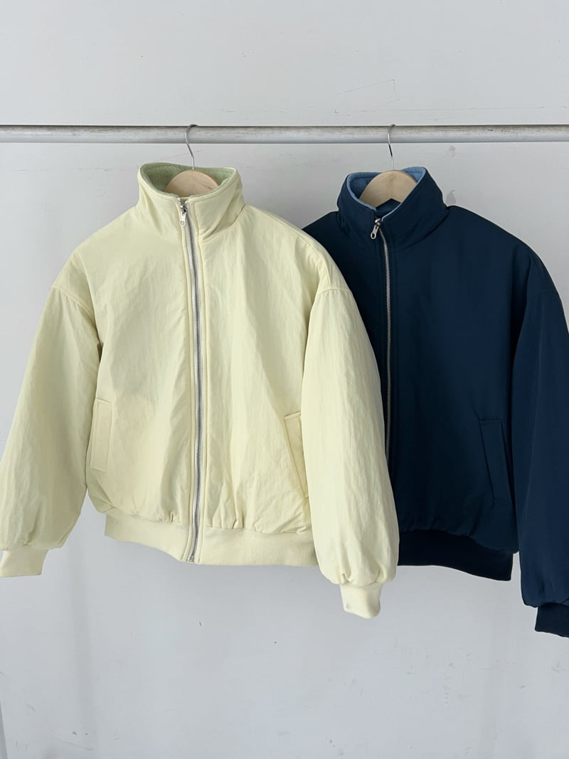 Enten - Korean Women Fashion - #momslook - Hockey Reversible Jacket - 11