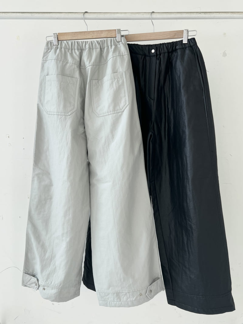 Enten - Korean Women Fashion - #momslook - Padded Pants - 10