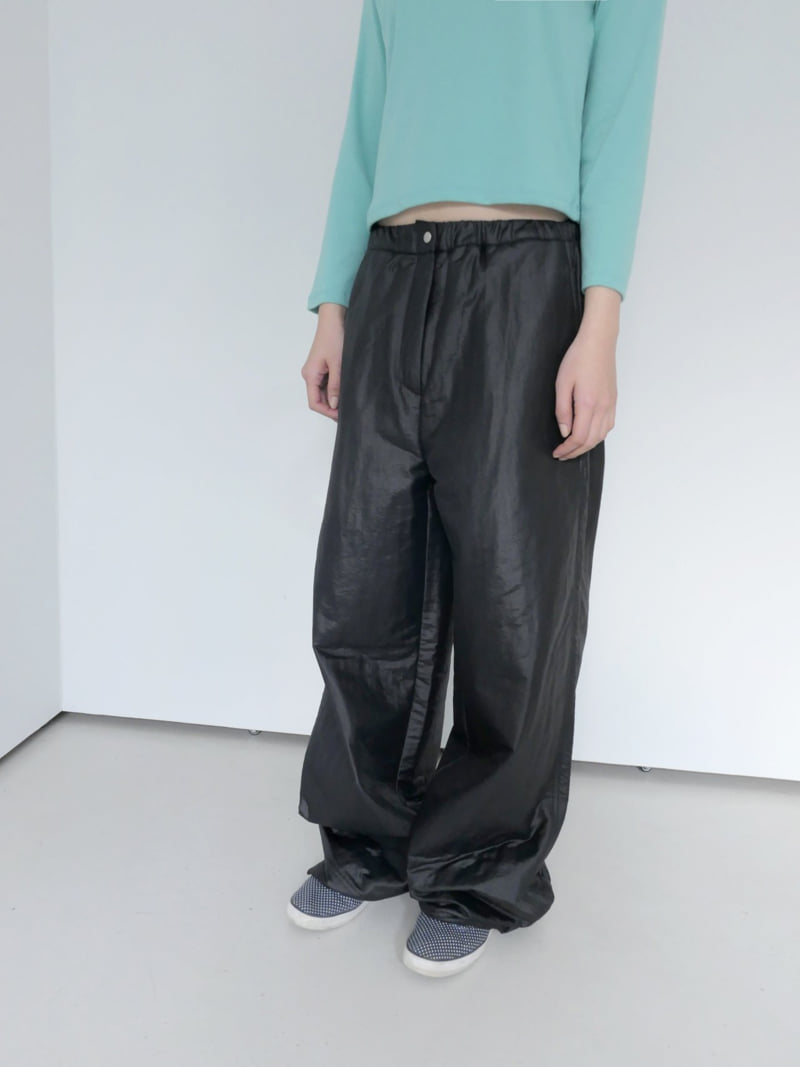 Enten - Korean Women Fashion - #thelittlethings - Padded Pants - 4