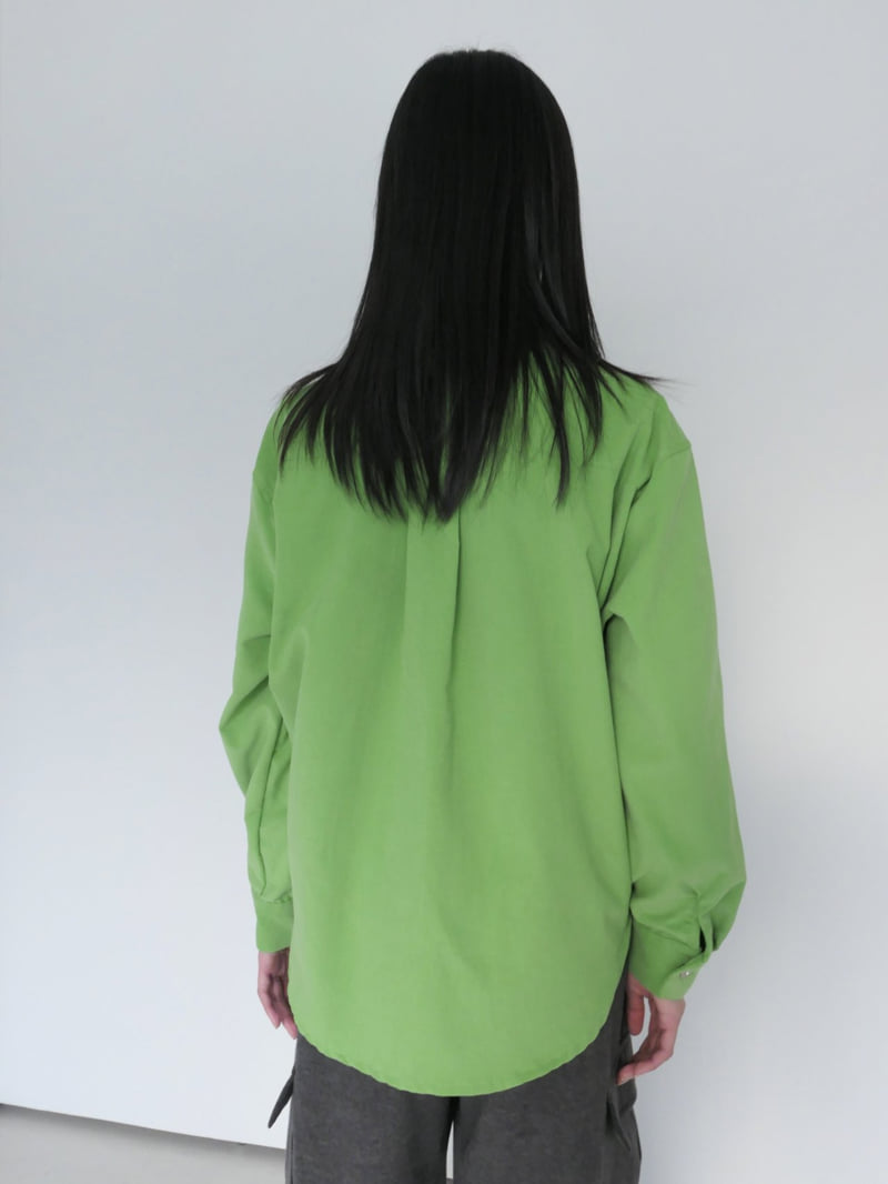 Enten - Korean Women Fashion - #pursuepretty - Corduroy Shirt - 3