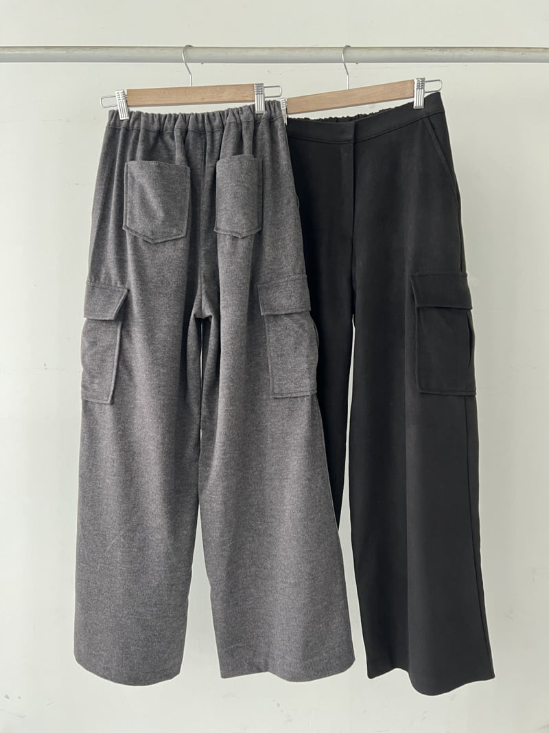 Enten - Korean Women Fashion - #restrostyle - Pocket Calming Pants - 6