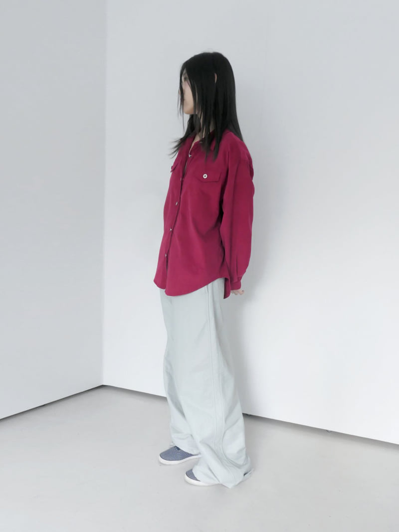 Enten - Korean Women Fashion - #shopsmall - Corduroy Shirt - 6