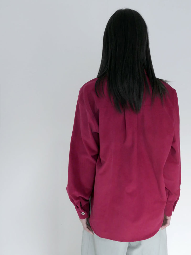 Enten - Korean Women Fashion - #thatsdarling - Corduroy Shirt - 7