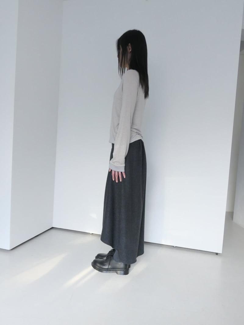 Enten - Korean Women Fashion - #thelittlethings - Dun Asymmetrical Skirt - 2