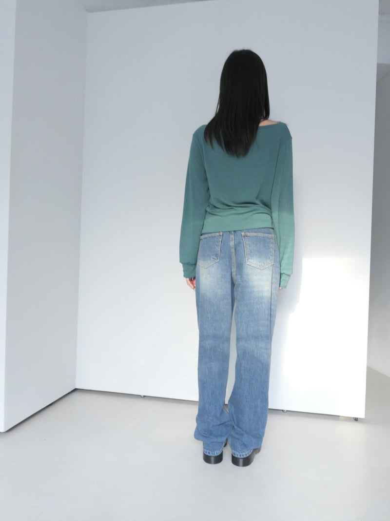 Enten - Korean Women Fashion - #momslook - Renew Asymmetrical Tee - 4