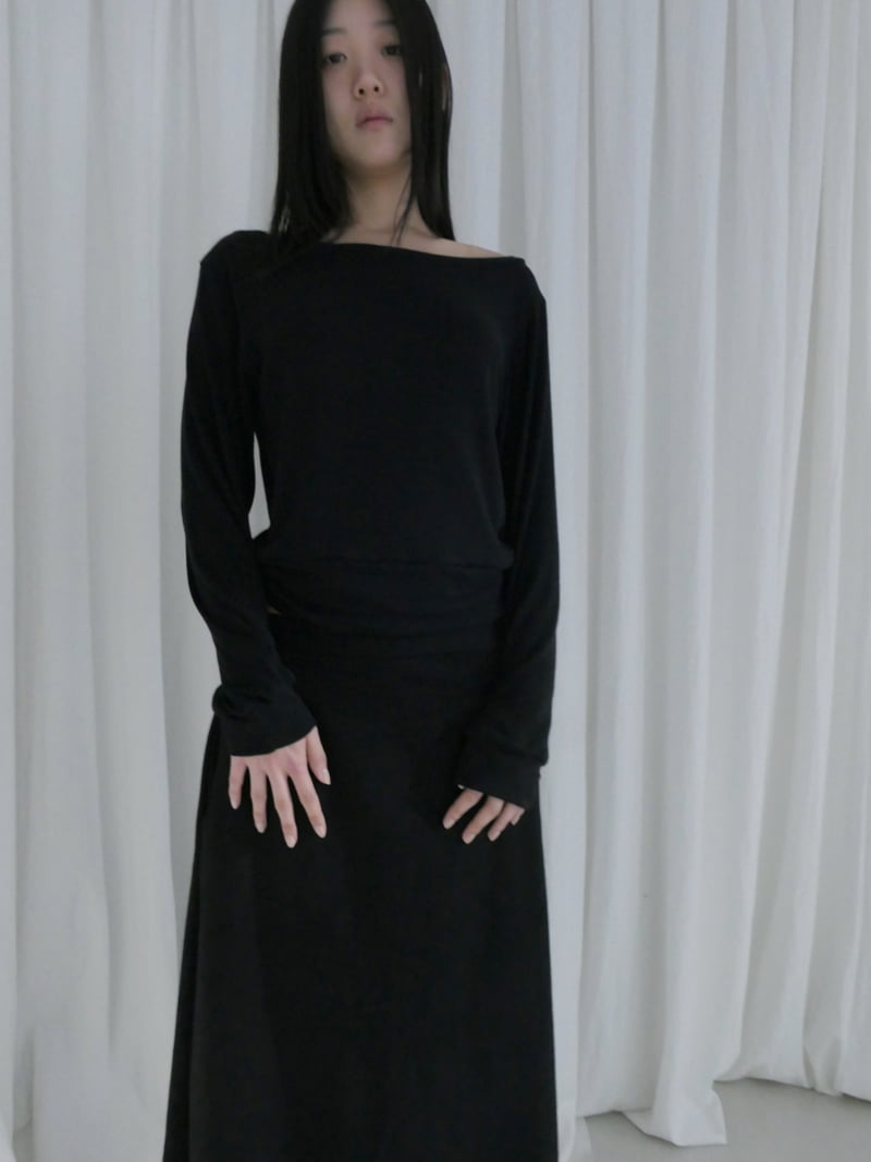 Enten - Korean Women Fashion - #womensfashion - Renew Asymmetrical Tee - 8