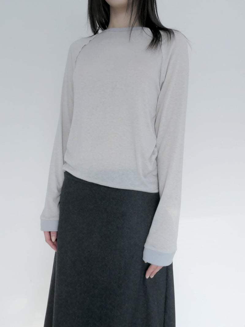 Enten - Korean Women Fashion - #womensfashion - Raglan Wool Tee