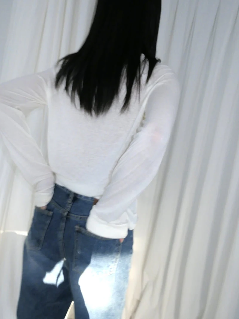 Enten - Korean Women Fashion - #womensfashion - Raglan Wool Tee - 7