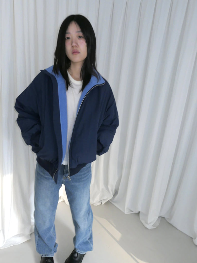 Enten - Korean Women Fashion - #womensfashion - Hockey Reversible Jacket - 10