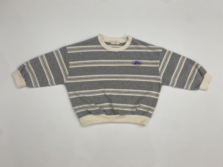 Erin J - Korean Children Fashion - #kidzfashiontrend - Base Stripe Sweatshirt - 4