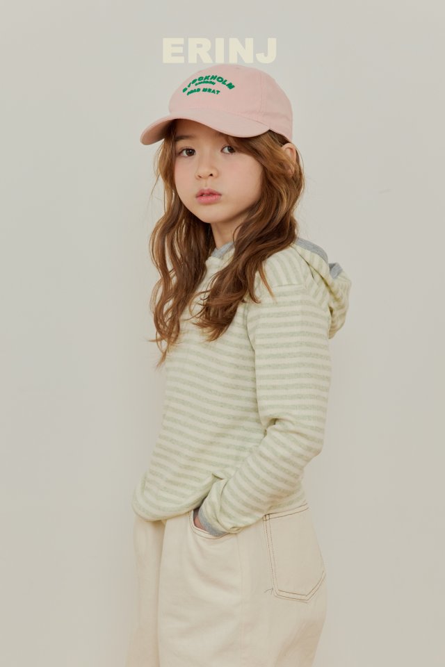 Erin J - Korean Children Fashion - #childofig - Stripe Hoodie