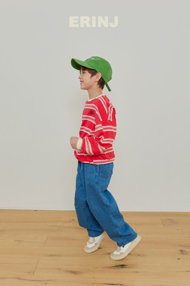 Erin J - Korean Children Fashion - #childofig - Base Stripe Sweatshirt - 10