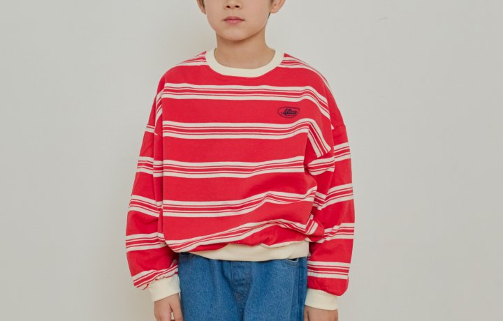 Erin J - Korean Children Fashion - #childofig - Base Stripe Sweatshirt - 9