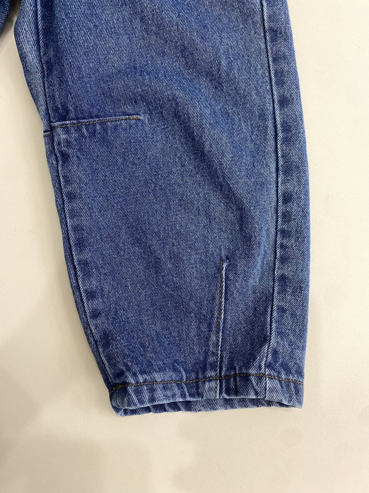 Erin J - Korean Children Fashion - #childrensboutique - Balloon Denim Pants - 8