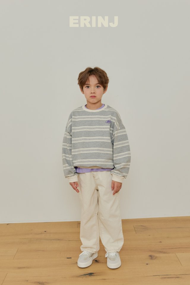 Erin J - Korean Children Fashion - #designkidswear - Base Stripe Sweatshirt - 12