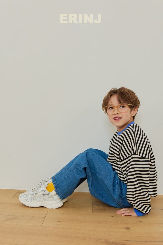 Erin J - Korean Children Fashion - #discoveringself - Color Stripe Sweatshirt - 9
