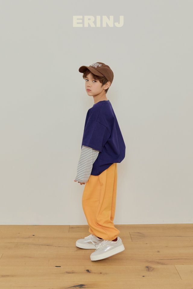 Erin J - Korean Children Fashion - #fashionkids - Panel Jogger Pants