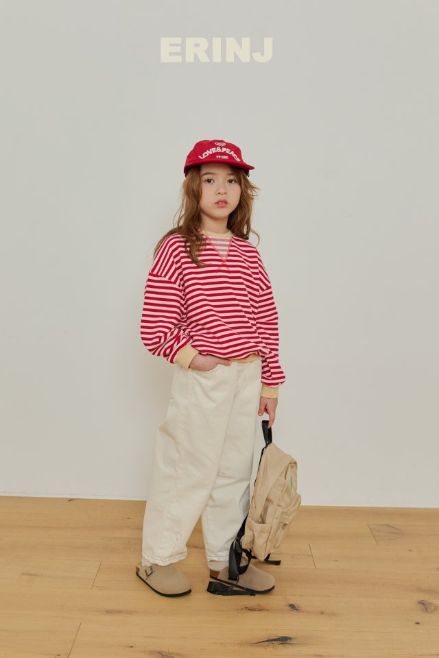 Erin J - Korean Children Fashion - #fashionkids - Color Stripe Sweatshirt - 10