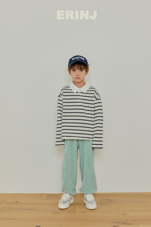 Erin J - Korean Children Fashion - #kidsshorts - Clover Collar Tee
