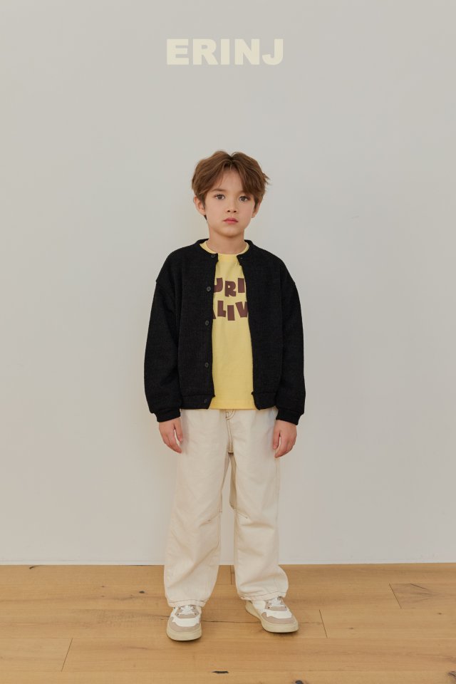 Erin J - Korean Children Fashion - #kidsshorts - Lettering Tee - 9
