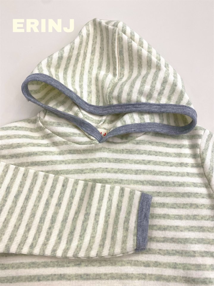 Erin J - Korean Children Fashion - #kidsstore - Stripe Hoodie - 7