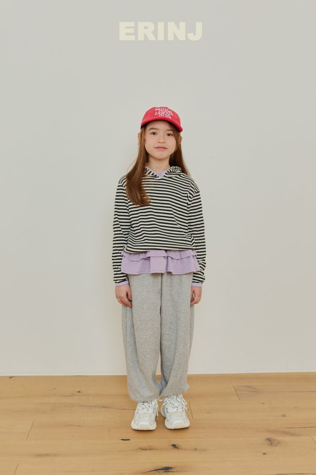 Erin J - Korean Children Fashion - #littlefashionista - Stripe Hoodie - 10
