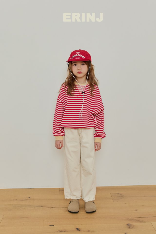 Erin J - Korean Children Fashion - #littlefashionista - Color Stripe Sweatshirt